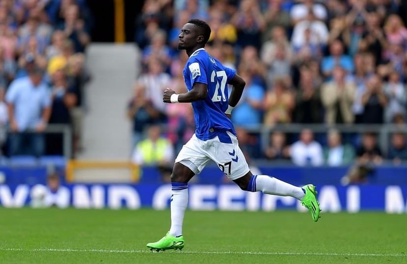Idrissa Gana Gueye sous le maillot d'Everton