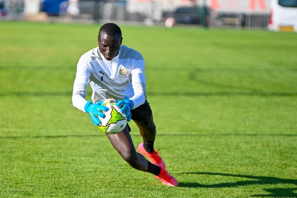 Serigne Diouf à l'entraînement