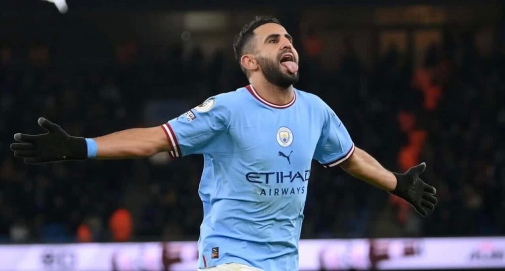 Mahrez avec City