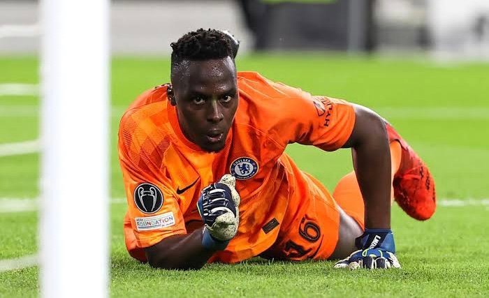 Edouard Mendy avec Chelsea