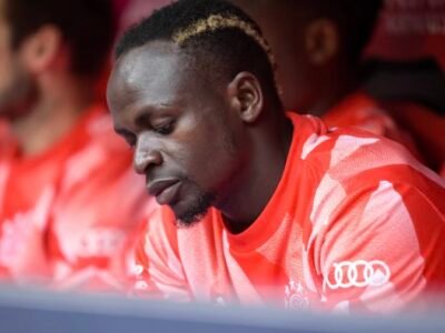 Sadio Mané sur le banc du Bayern