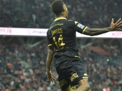 Ismaël Jacobs après son but face à Reims