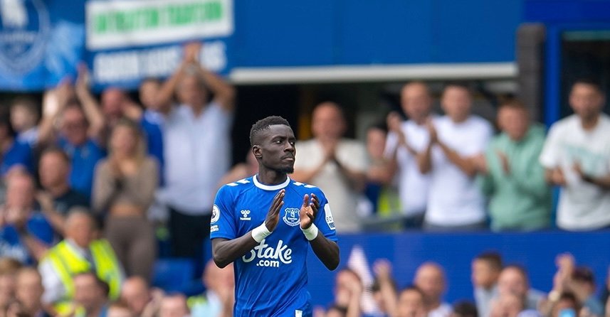Idrissa Gana Guéye avec Everton