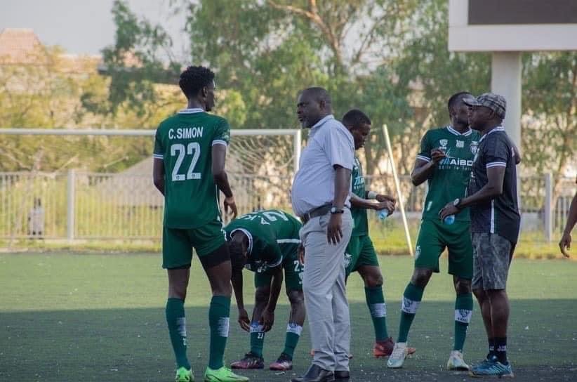 Ansou Diadhiou avec Serge Simon, Casa Sports