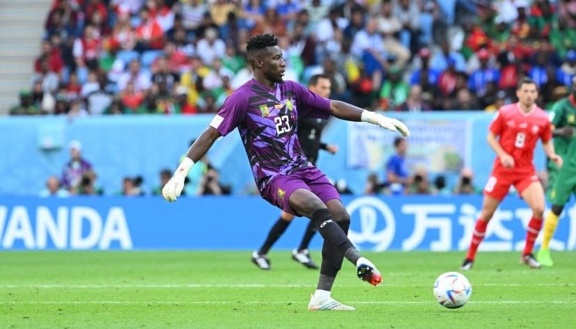 André Onana lors du mondial 2022 au Qatar