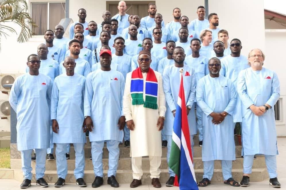 L'équipe de la Gambie