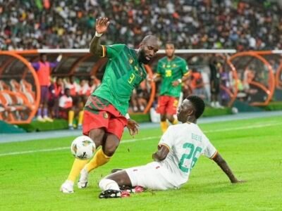 Pape Guéye SEN-CAM (3-1) 19 Janvier, Charles Konan Banny Yamoussoukro, J2 CAN 2023