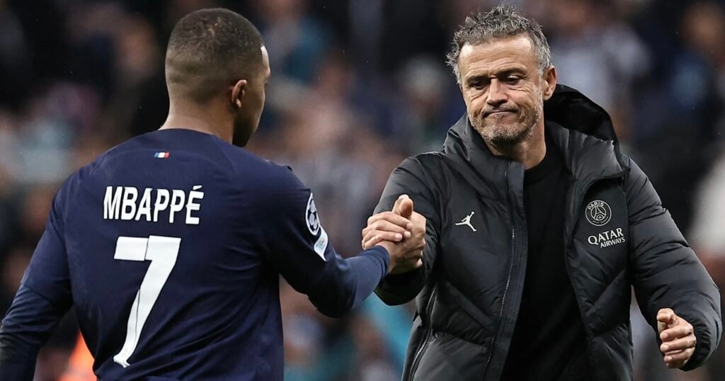 Kylian Mbappé avec le PSG