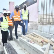 Me Augustin Senghor en visite de chantier à Demba Diop