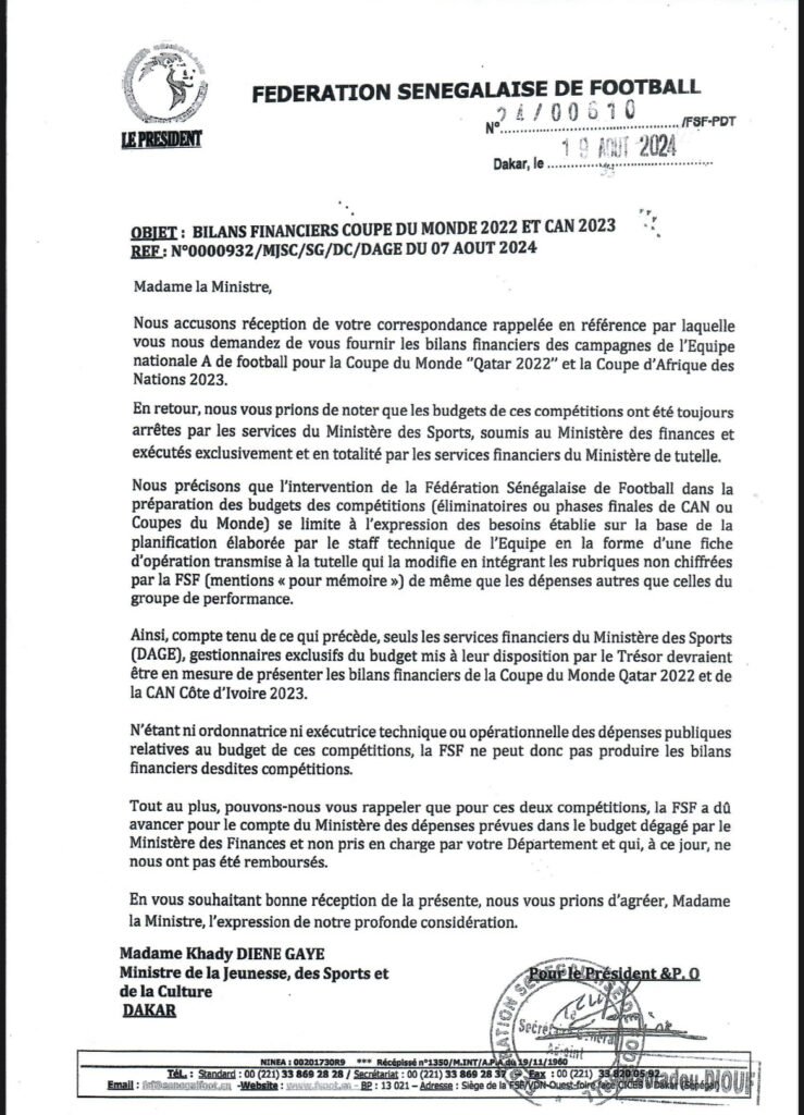 la cohabitation risque d’être très difficile entre Khady Diène Gaye et Me Augustin Senghor. 