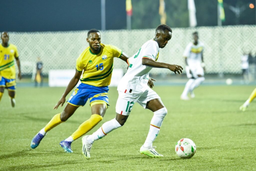 Cheikh Tidiane Sabaly, le 9 septembre 2023 face au Rwanda en qualifications de la CAN (1–1).