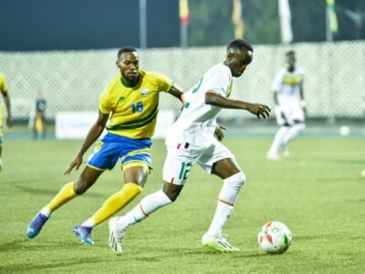 Cheikh Tidiane Sabaly, le 9 septembre 2023 face au Rwanda en qualifications de la CAN (1–1).