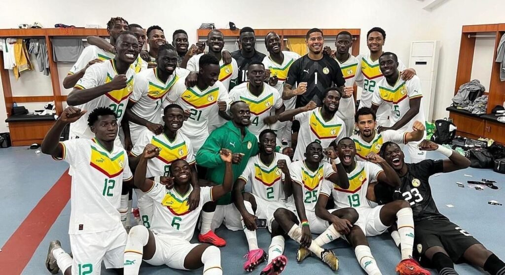 Les Lions après leur victoire face au Malawi (0-1), 15 oct, 2024