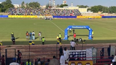 Guédiawaye Football club a reçu Dakar Sacré-Coeur dans une très belles ambiance au stade Amadou Barry pour la première journée de Ligue1.