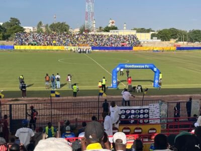 Guédiawaye Football club a reçu Dakar Sacré-Coeur dans une très belles ambiance au stade Amadou Barry pour la première journée de Ligue1.
